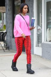 Kelly Rowland in Casual Outfit 02/14/2023