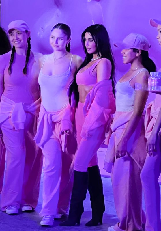 Kim Kardashian - Opens Skims Pop-Up Valentine’s Day Shop at The Grove in LA 02/08/2023