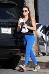 Kyle Richards in Workout Clothes - Joans on Third in Studio City 02/14/2023