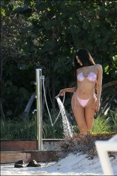 Kylie Jenner on the Beach in the Turks and Caicos 02/01/2023