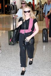 Kylie Minogue at Sydney Domestic Airport 02/19/2023