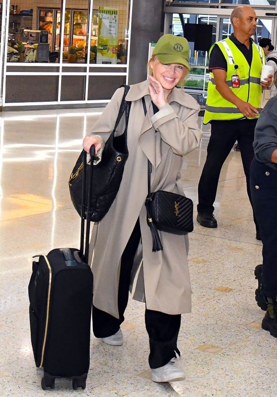 Kylie Minogue - Sydney International Airport 02/13/2023