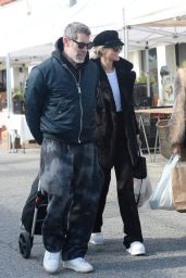 Laeticia Hallyday and Jalil Lespert - Farmers Market in Los Angeles 01/29/2023