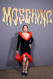 Lana Condor – Moschino Fashion Show at Milan Fashion Week 02/23/2023