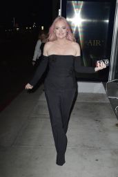 Lauren Ash - Exits the Healthy Humor Benefit at Bootsy Bellows in West Hollywood 02/22/2023