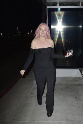 Lauren Ash - Exits the Healthy Humor Benefit at Bootsy Bellows in West Hollywood 02/22/2023