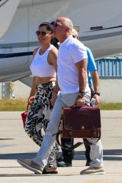 Lauren Sanchez and Jeff Bezos - Arriving in Miami 02/25/2023