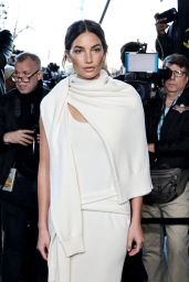 Lily Aldridge - Arriving at Michael Kors Fashion Show in New York City 02/15/2023