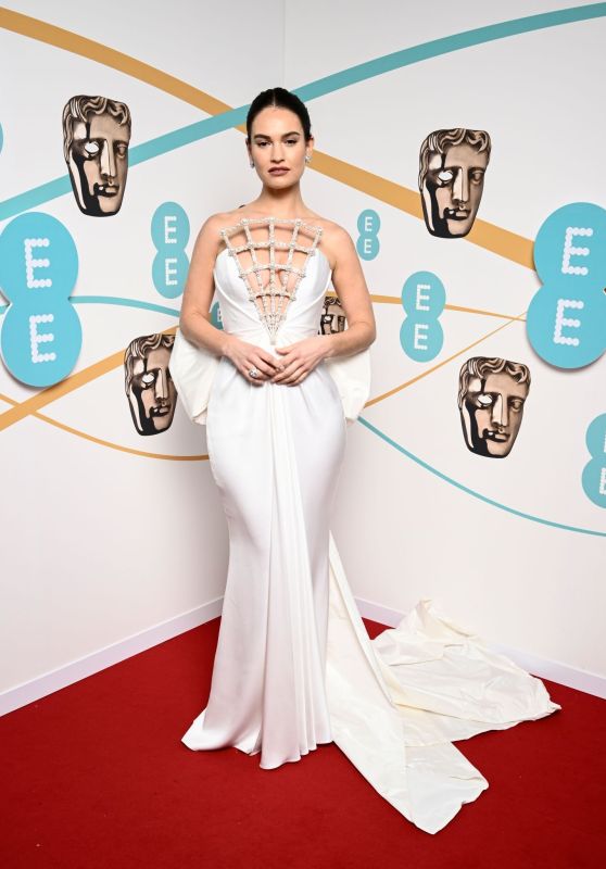 Lily James – EE BAFTA Film Awards 2023 in London 02/19/2023
