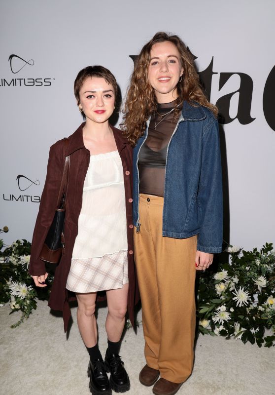 Maisie Williams and Lowri Roberts – Rita Ora Celebrating 10 Years of Music With Costa Brazil in Los Angeles 02/03/2023