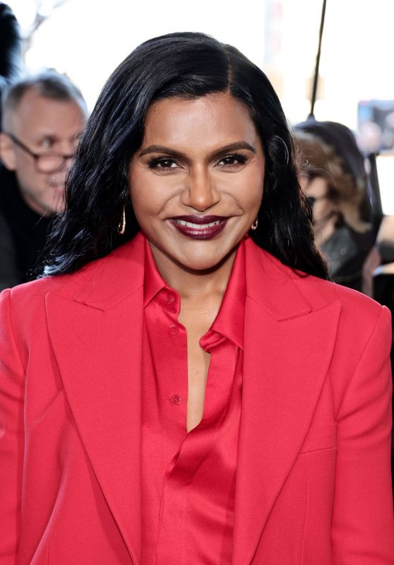 Mindy Kaling at Michael Kors Fashion Show in New York City 02/15/2023