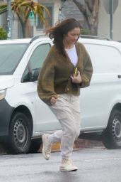Minka Kelly at All Time Restaurant in Los Angeles 02/27/2023
