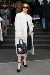 Olivia Cooke - Arriving at the Prada Fashion Show in Milan 02/23/2023