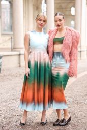 Olivia Ponton and Emma Brooks – Philosophy Di Lorenzo Serafini Fashion Show in Milan 02/24/2023