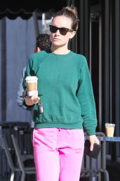 Olivia Wilde in a Colorful Outfit - Los Feliz 02/01/2023