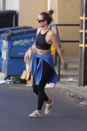 Olivia Wilde in Workout Outfit in Studio City 02/06/2023