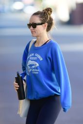 Olivia Wilde in Workout Outfit in Studio City 02/06/2023