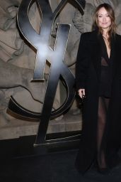 Olivia Wilde – Saint Laurent Fashion Show at Paris Fashion Week 02/28/2023