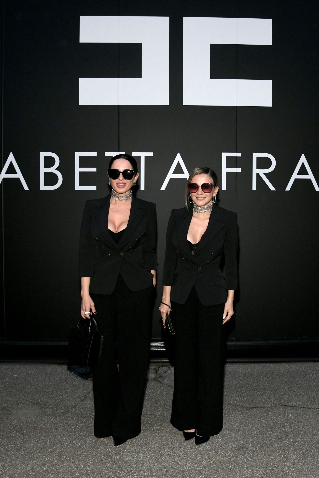 Paola and Chiara – Elisabetta Franchi Fashion Show in Milan 02/25/2023