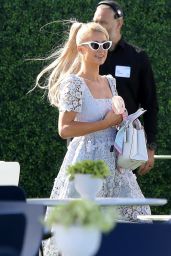 Paris Hilton at a JP Morgan Event in Miami 02/09/2023