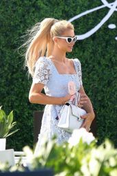 Paris Hilton at a JP Morgan Event in Miami 02/09/2023