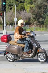 Paris Jackson - Takes Her Vespa Out For a Spin in Toluca Lake 02/10/2023