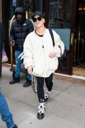 Pink - Leaving Her Hotel in West Village 02/23/2023