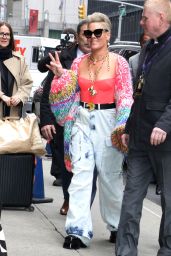 Pink - Outside "The Late Show With Stephen Colbert" in New York 02/21/2023