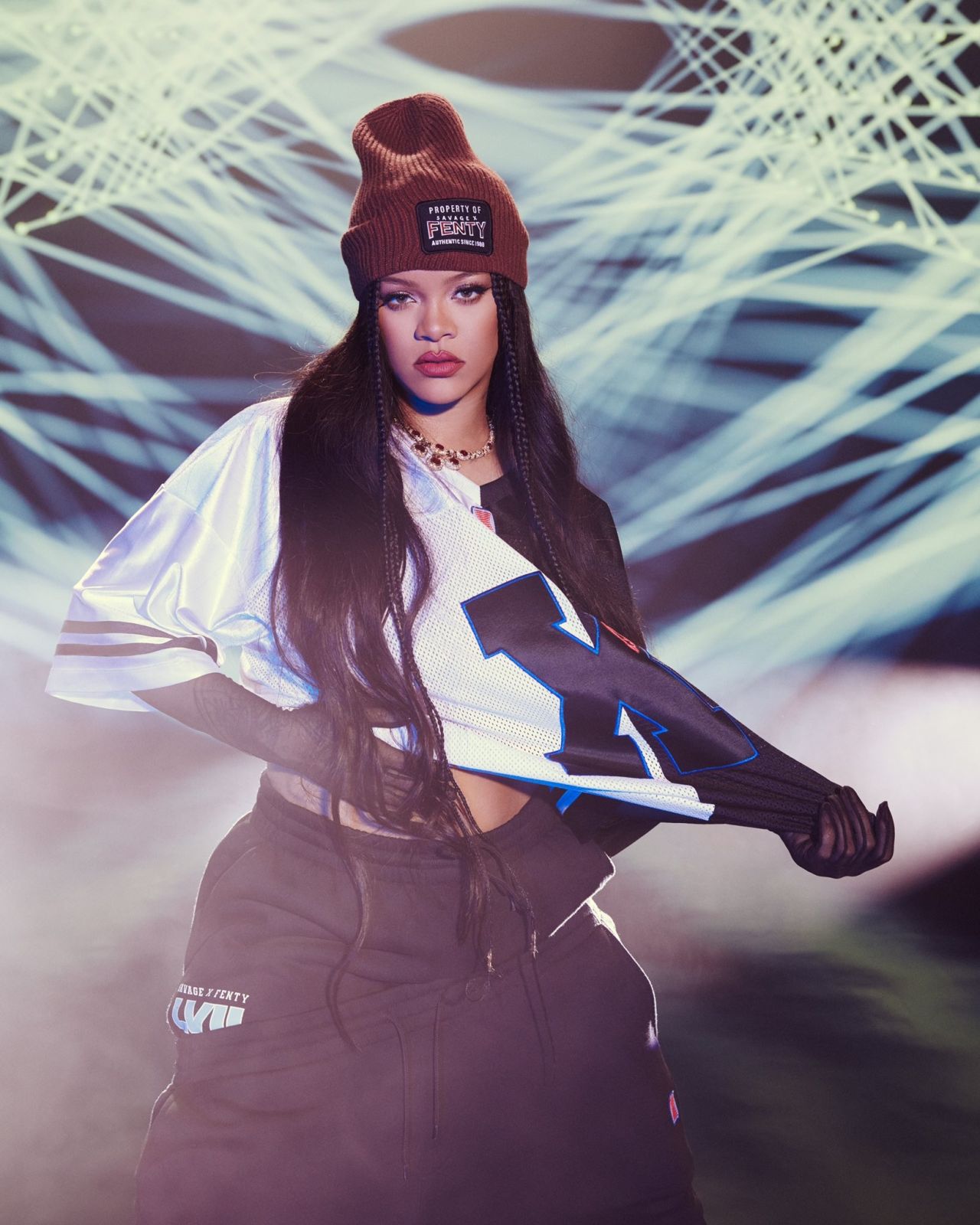 Rihanna Savage x Fenty Game Day 2023 • CelebMafia
