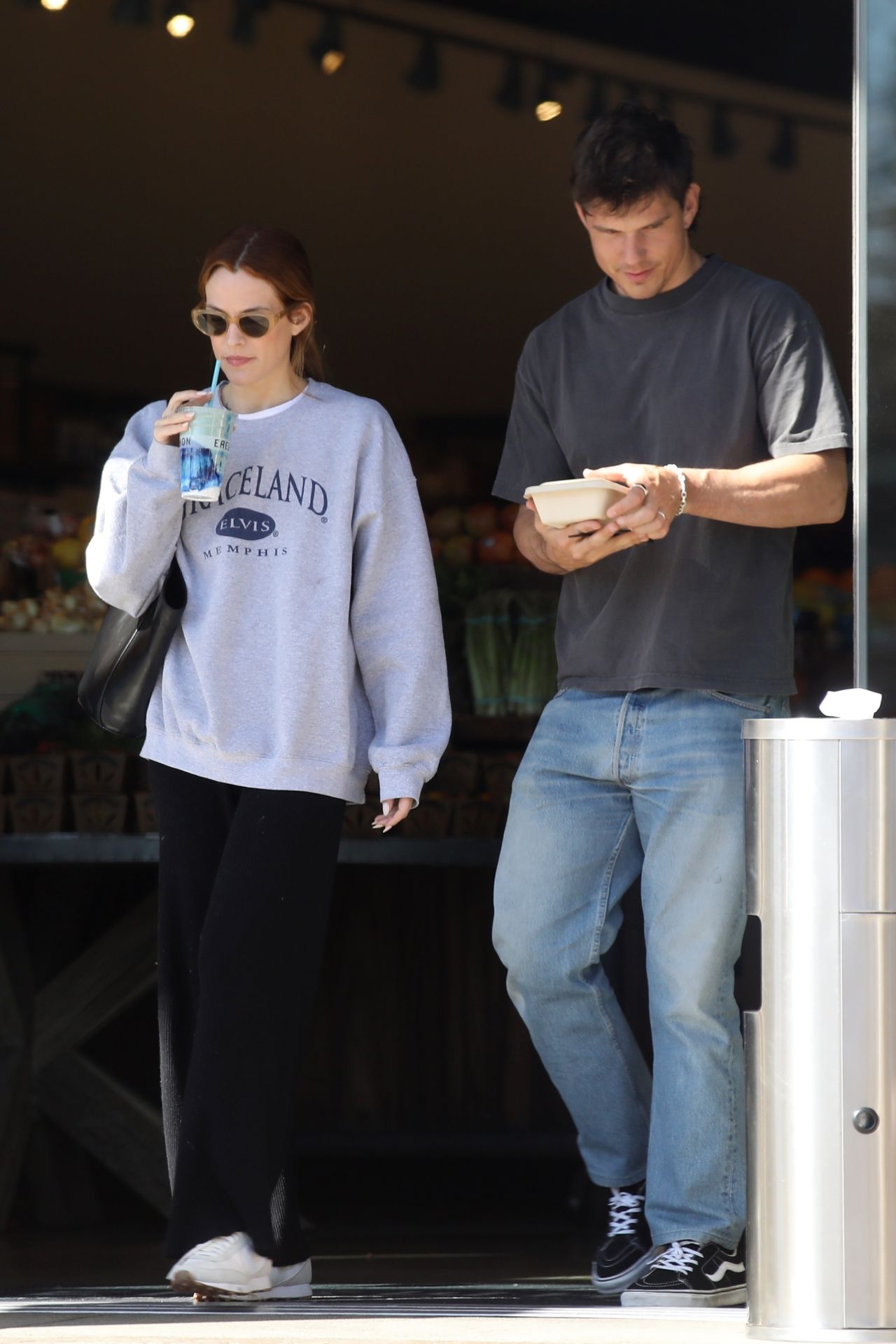 Riley Keough With Her Husband Ben Smith in Calabasas 02/21/2023 ...