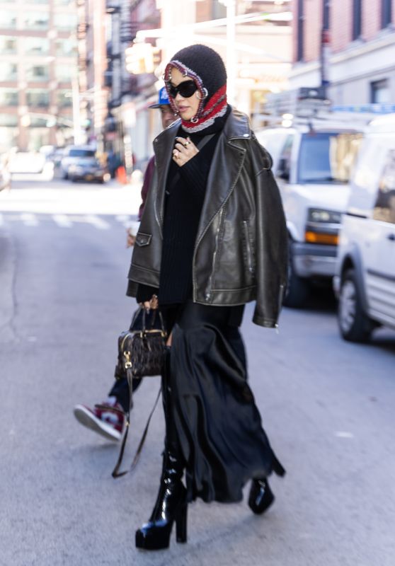 Rita Ora - Arriving her hotel in NYC 02/02/2023