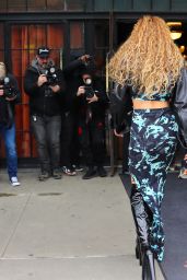 Rita Ora in Split Thigh Dress - NYC 01/31/2023