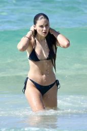 Savannah Clarke in a Blue Bikini at Bondi Beach in Sydney 02/16/2023