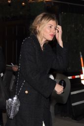 Sienna Miller - Arriving at the Opening of Caviar Kaspia at the Mark Hotel in New York 02/10/2023