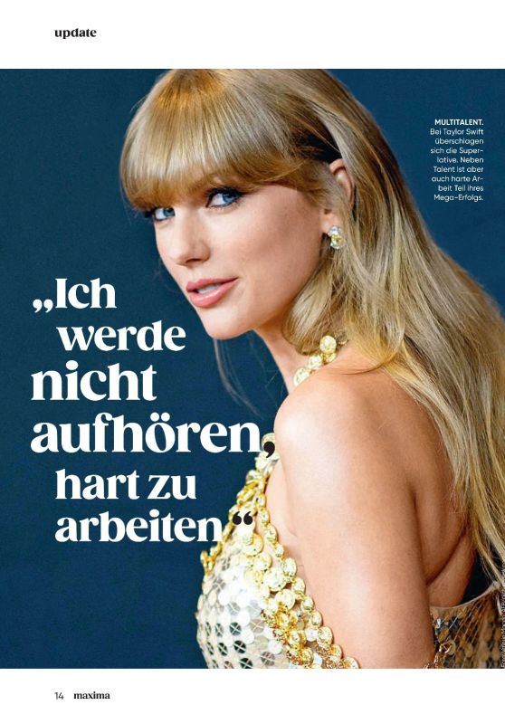 Taylor Swift - Maxima March 2023 Issue