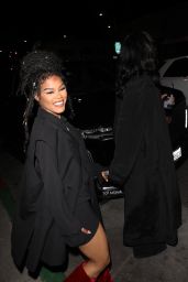 Teyana Taylor - Post Grammy Party at the Mr Brainwash Art Museum in Beverly Hills 02/05/2023