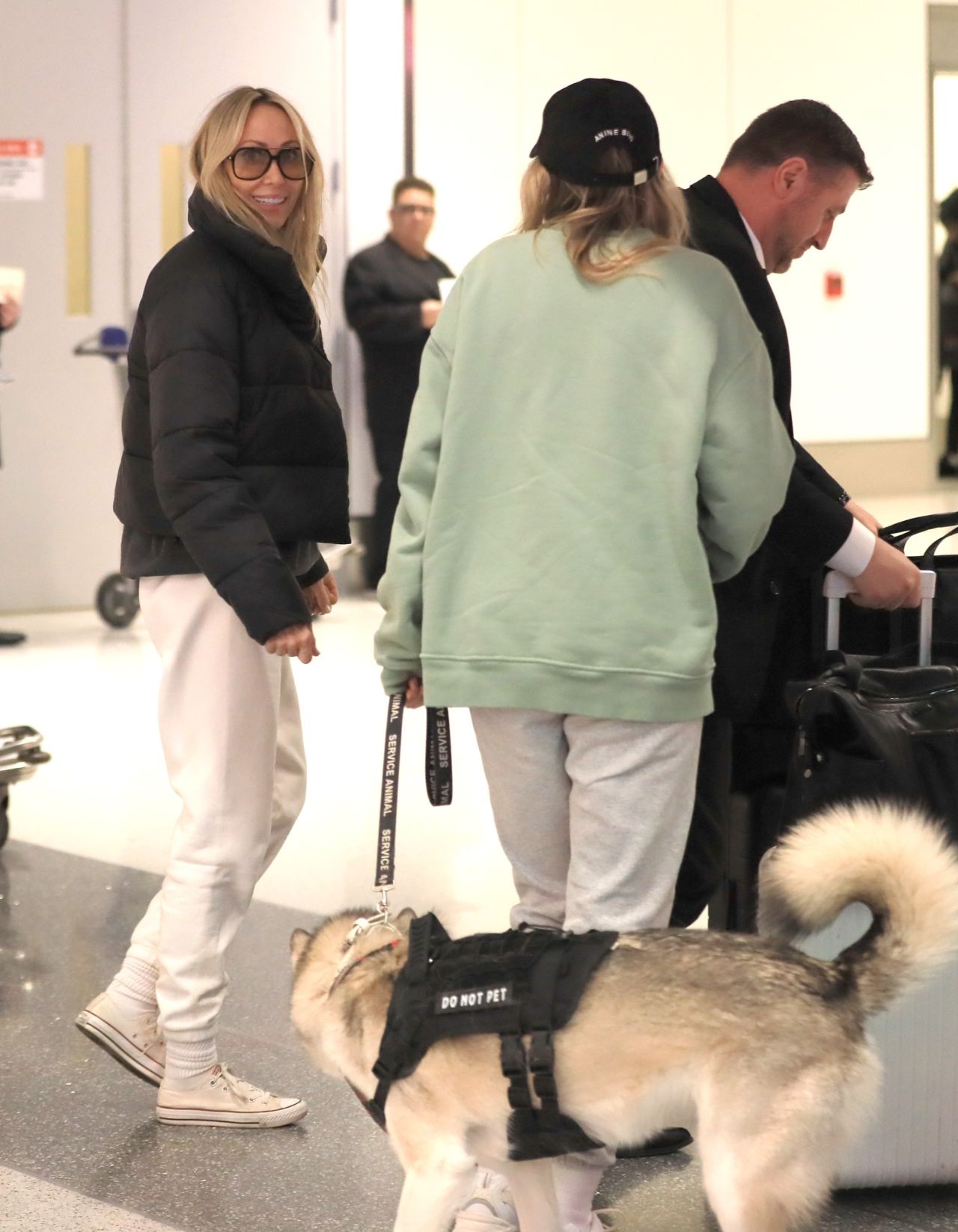 Tish Cyrus and Brandi Cyrus Arrive in Los Angeles 02/03/2023 • CelebMafia