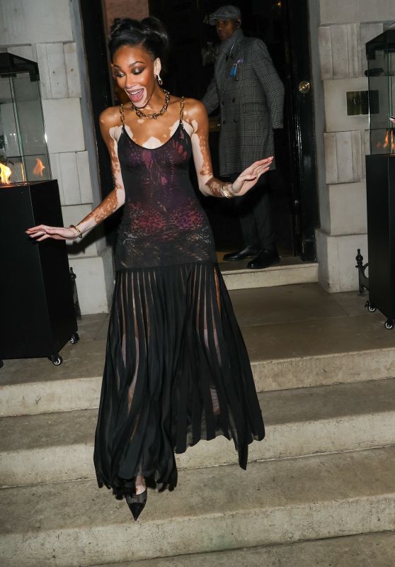 Winnie Harlow at the BAFTA Afterparty in London 02/19/2023