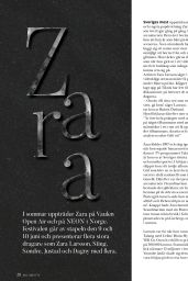 Zara Larsson - Kulturnytt Magazine February 2022 Issue