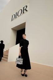 Alexandra Daddario - Getting Ready for the Dior with Harper’s Bazaar February 2023