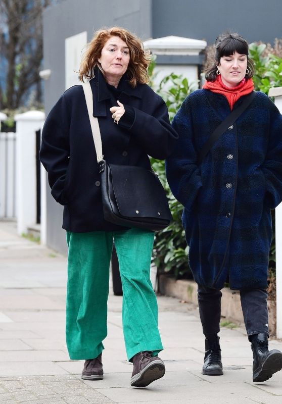 Anna Chancellor With Her Daughter Poppy - Notting Hill 03/04/2023