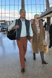 Annie Lennox at Washington Dulles Airport 03/04/2023
