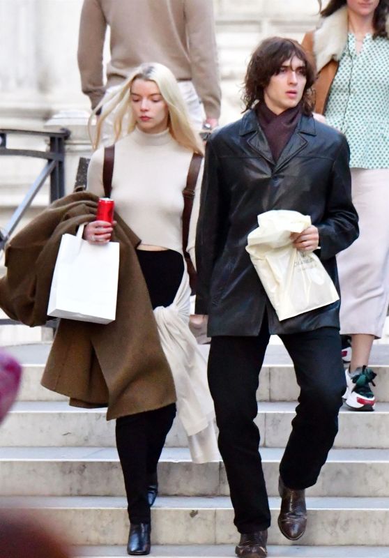 Anya Taylor-Joy and Malcolm McRae - Out in Venice 03/22/2023