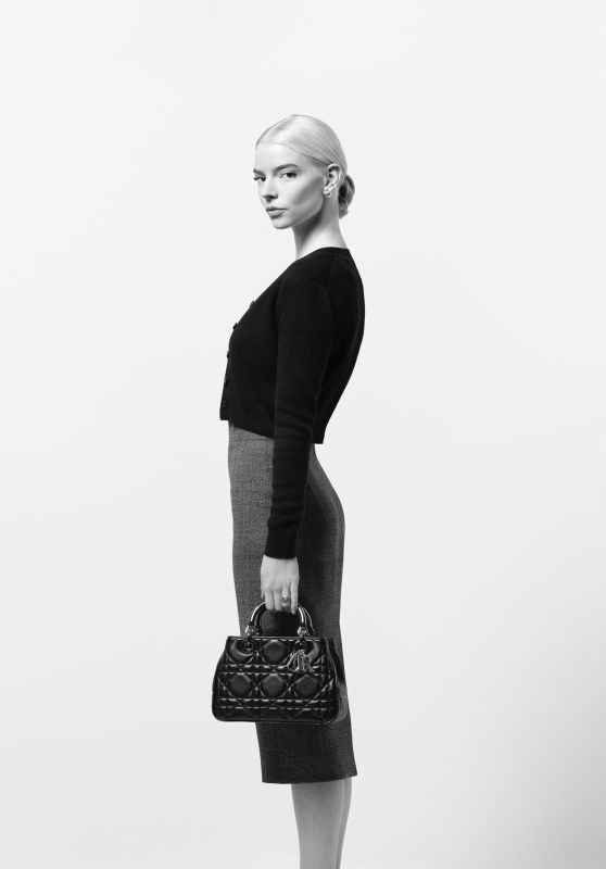 Anya Taylor-Joy - Dior Lady 95.22 Bag Campaign March 2023