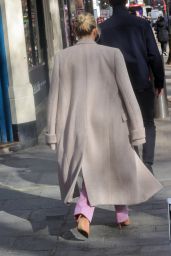 Ashley Roberts in Pink Trouser Suit in London 03/23/2023