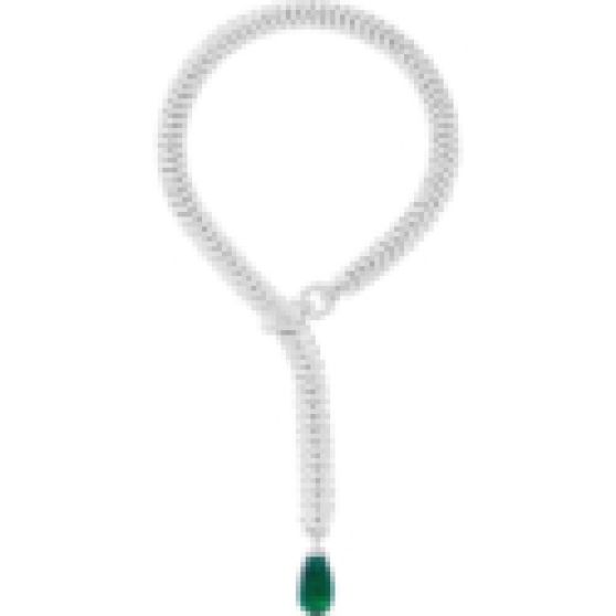 Boucheron Chevron Emerald Necklace