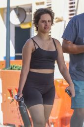 Camila Cabello in Gym Ready Outfit in Miami 03/06/2023