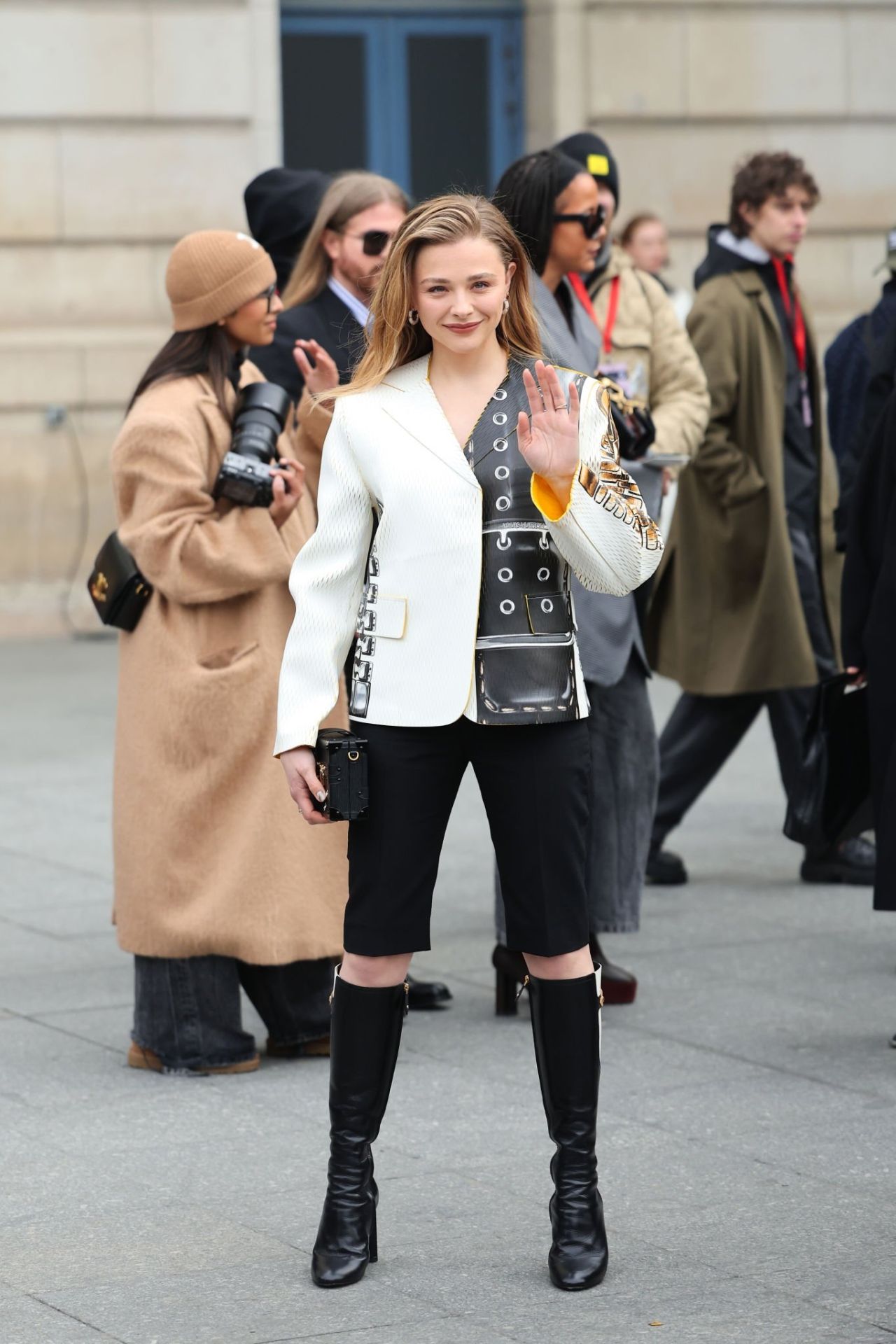 Chloe Grace Moretz attending the Louis Vuitton Womenswear Fall/Winter 2022/ 2023 show as part of Paris Fashion Week in Paris, France on March 07, 2022.  Photo by Aurore Marechal/ABACAPRESS.COM Stock Photo - Alamy