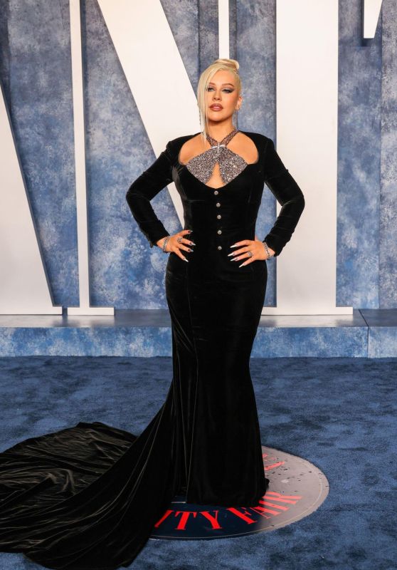 Christina Aguilera – 2023 Vanity Fair Oscar Party in Beverly Hills