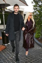 Christina Aguilera at Cecconi’s Restaurant in West Hollywood 03/23/2023